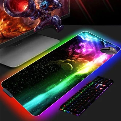 RGB LED podložka pod myš pro hraní her